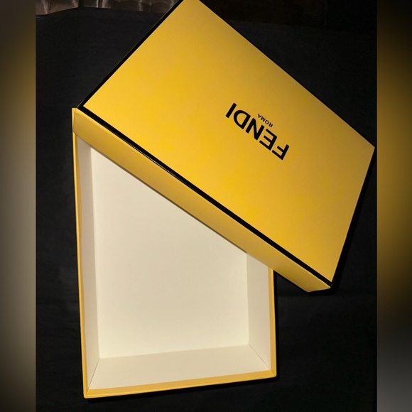 FENDI ROMA BOX 12”x9x4”, Comes W/Protective Bag, Giftable/Storage, 2 in 1 Items - Picture 5 of 8